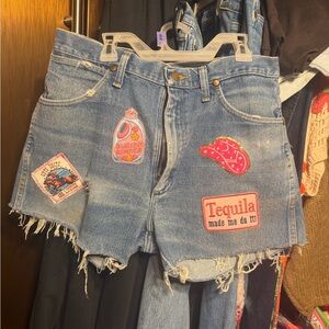 Vintage 13mwz Wrangler upcycled Women Shorts